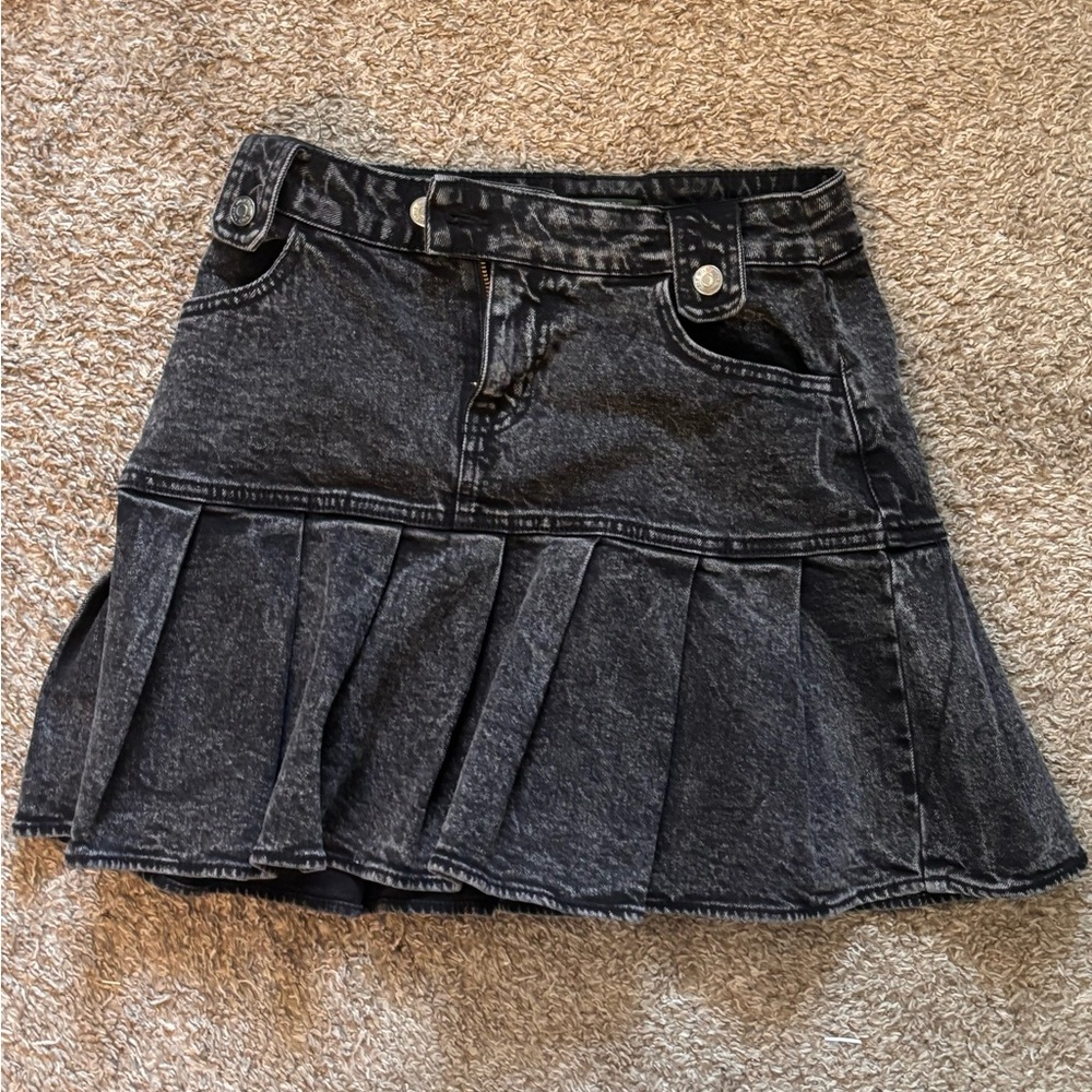 Black denim skirt. Size M. Target.